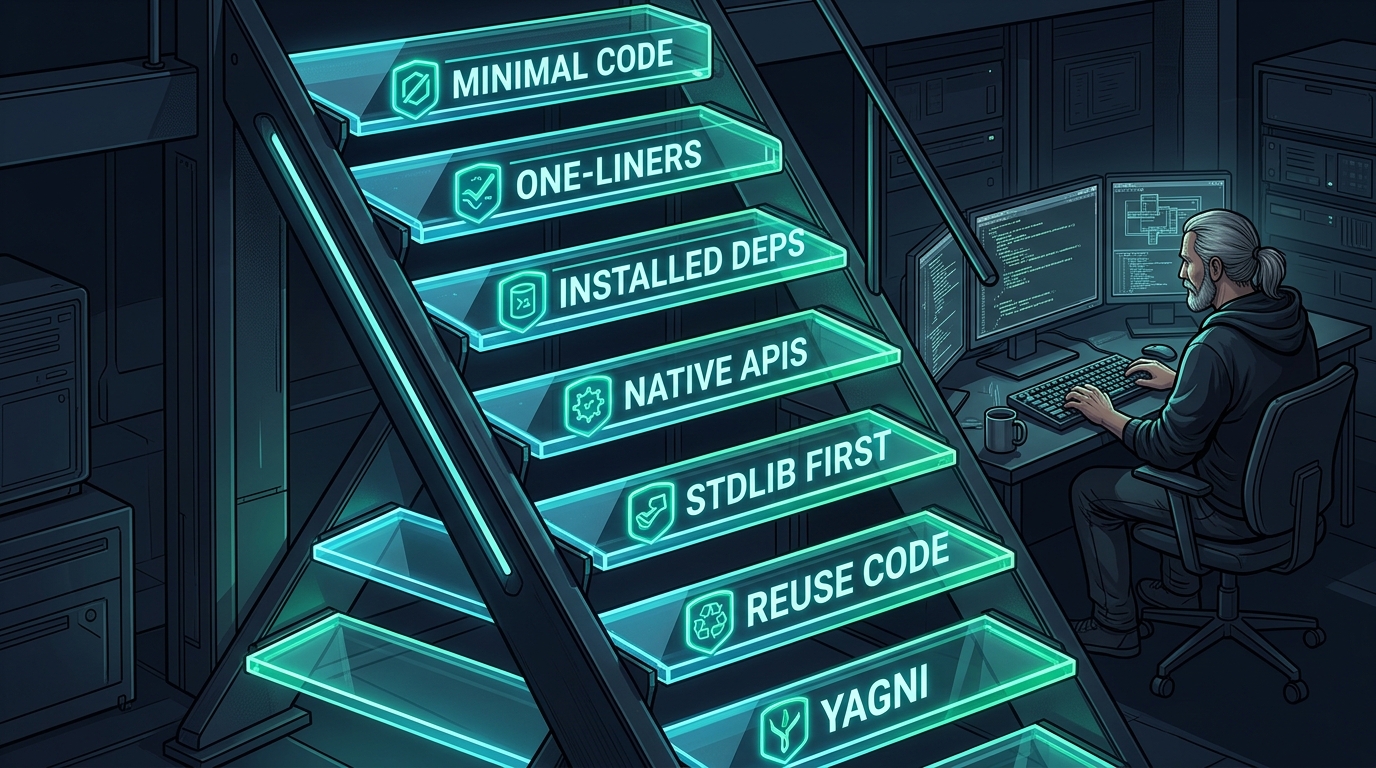 The Ladder of Minimalist Engineering Rules