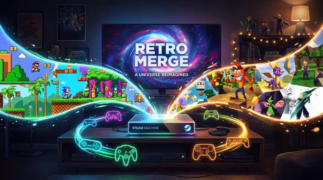 Steam Machine Retro Emulation Showcase: 4K Performance, Thermals & Multi-Gen Benchmarks